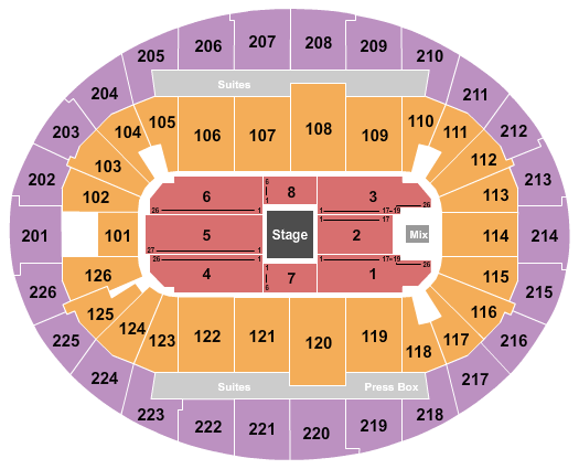 SNHU Arena Matt Rife Seating Chart